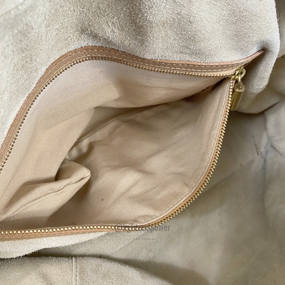 Donna Karen Collection Leather Bag - Cream Vintage - Picture 10 of 14